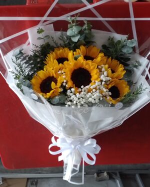 ช่อดอกทานตะวัน sunflower bouquet